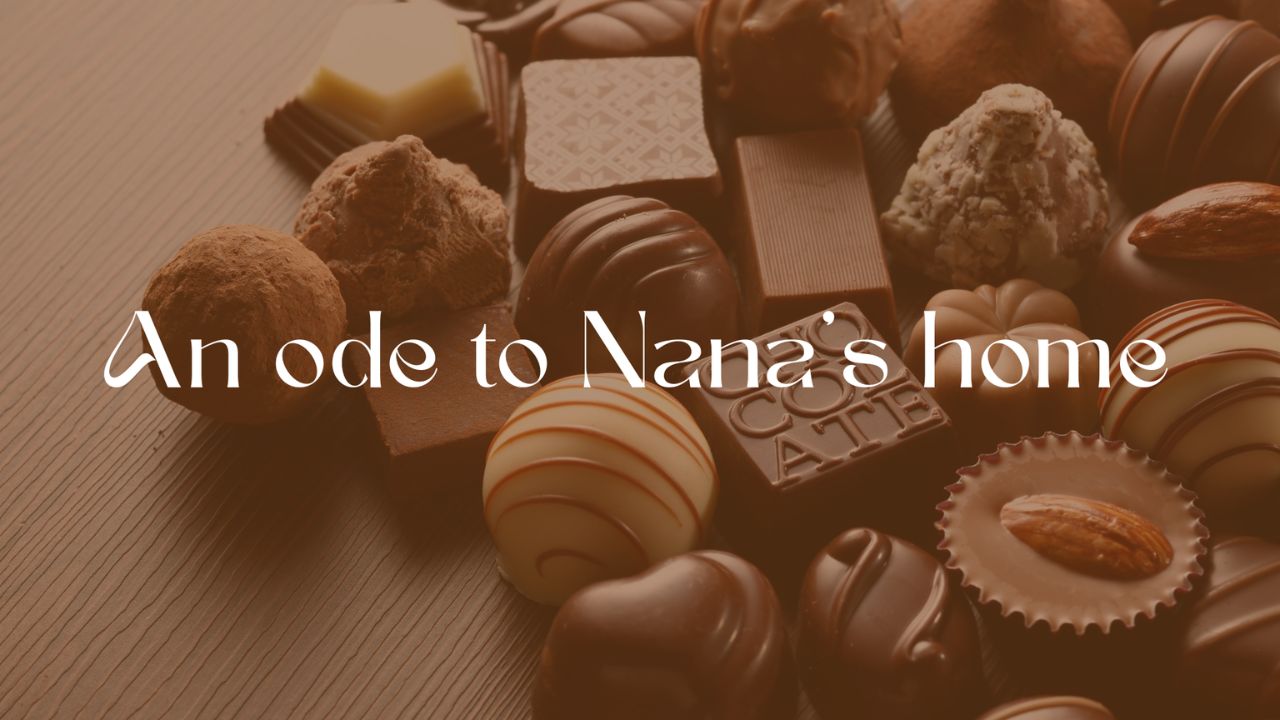 An ode to Nana's house - chocolate truffles